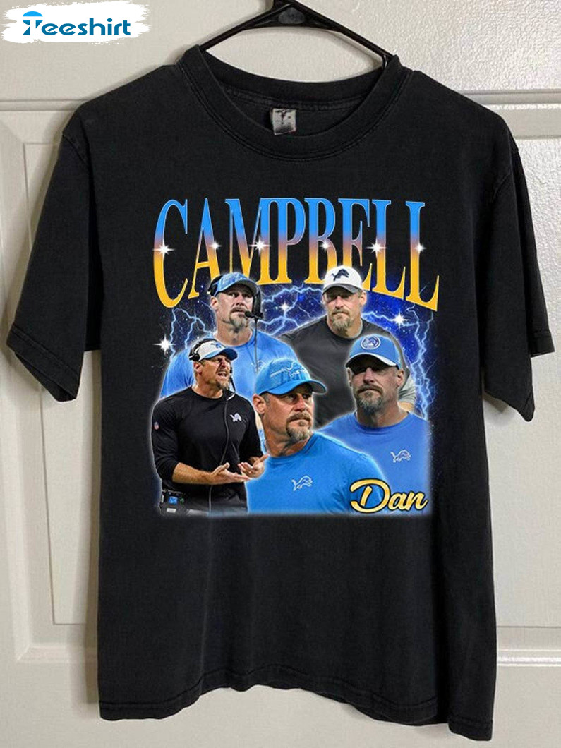 Must Have Dan Campbell Shirt, Cool Design Hoodie Short Sleeve For Football Lover