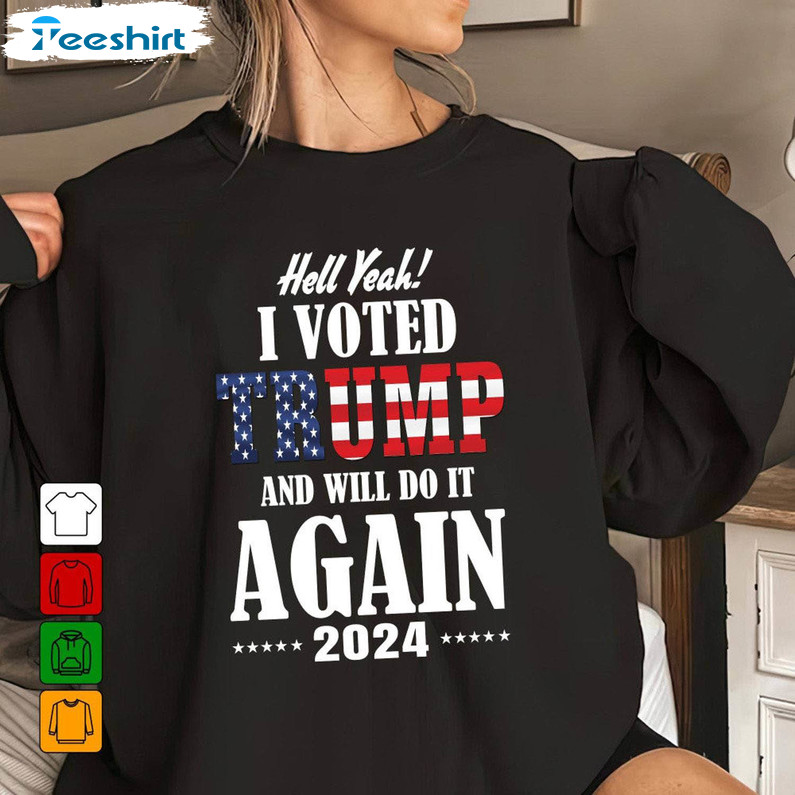 Unique Patriot Republican Sweatshirt , Must Have Trump Varsity Shirt Crewneck
