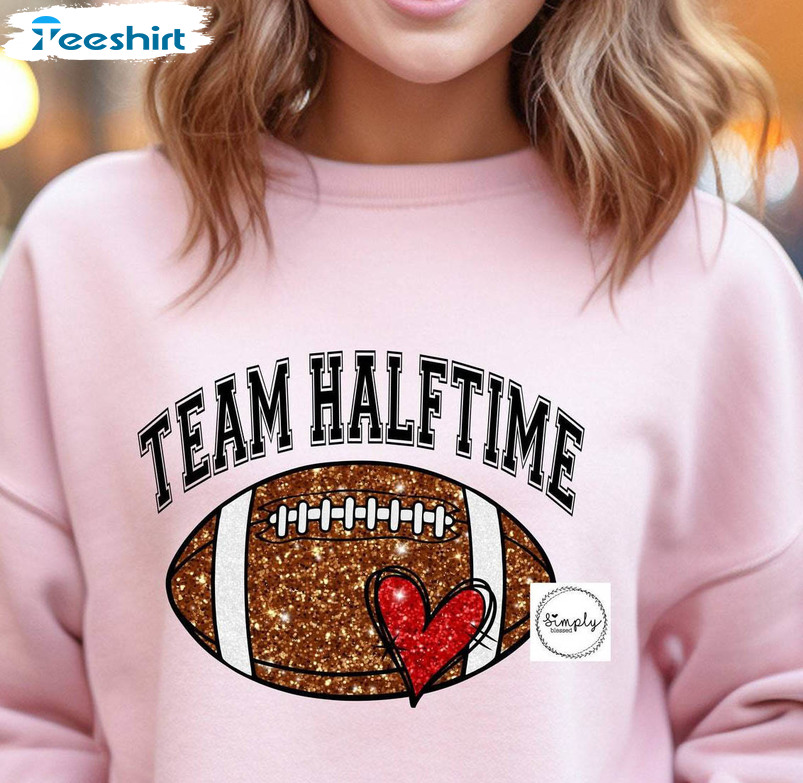 Unique Game Day Football Sweatshirt , Groovy Team Halftime Shirt Unisex Hoodie