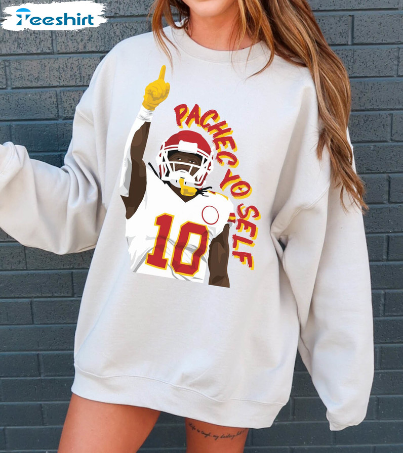 Awesome Pachecyo Self Kc Chiefs Sweatshirt, Pacheco Inspired Shirt Long Sleeve