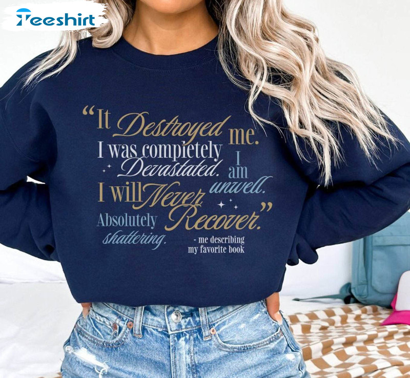 Fantasy Bookish Sweatshirt , Limited Romantasy Reading Crewneck Long Sleeve