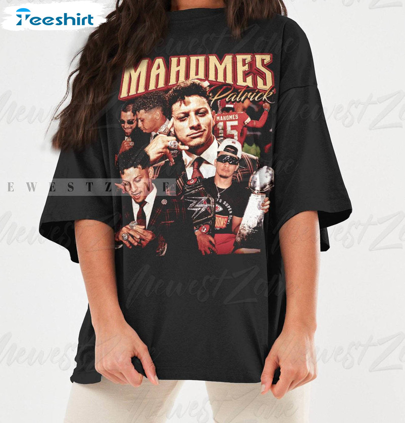 Trendy Patrick Mahomes Shirt, Quarterback American Player Champion Hoodie Sweater