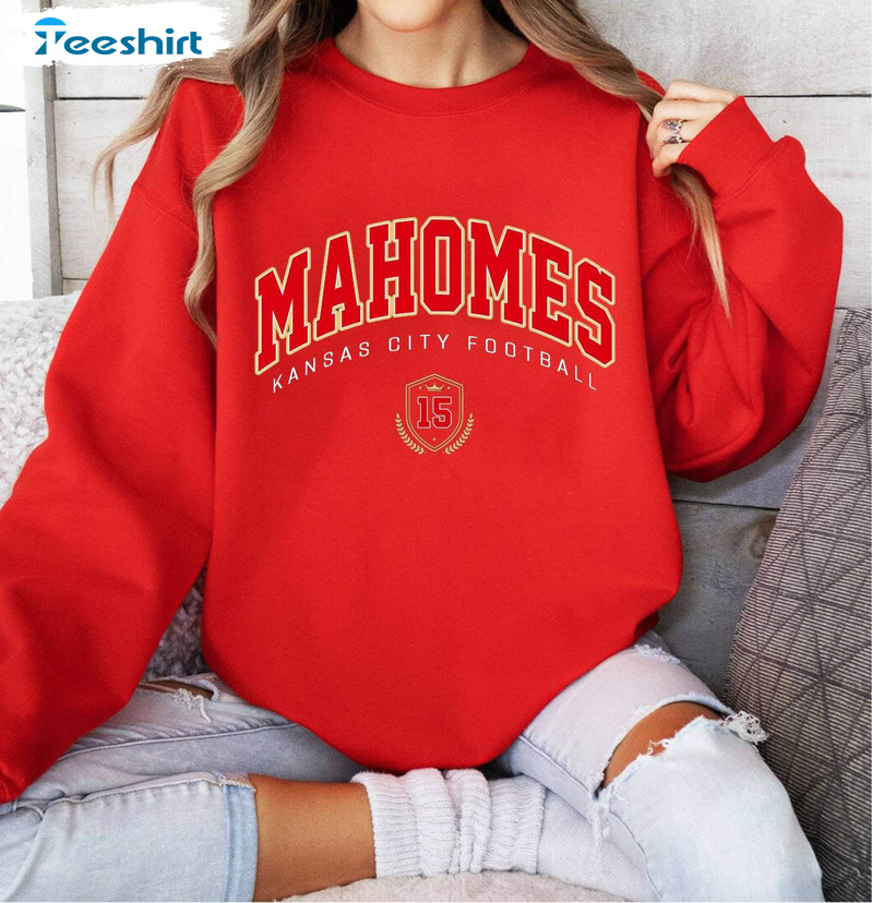 Cool Design Patrick Mahomes Shirt, Kansas City Chiefs Tee Tops Crewneck