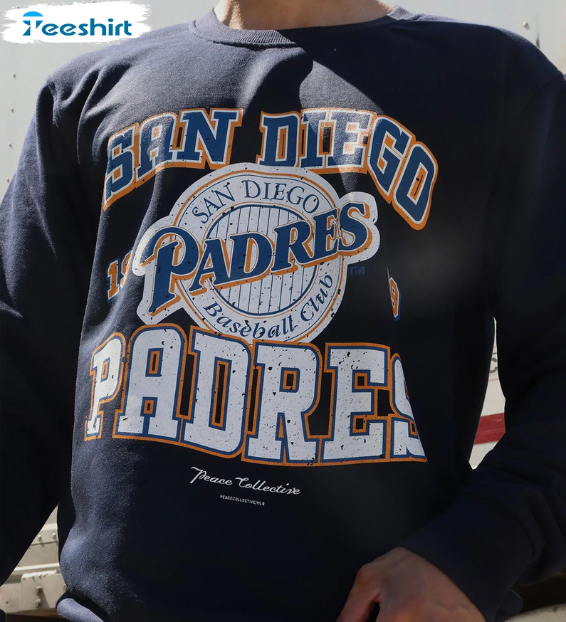 Vintage San Diego Padres Baseball Fan Sweatshirt - Jolly Family Gifts