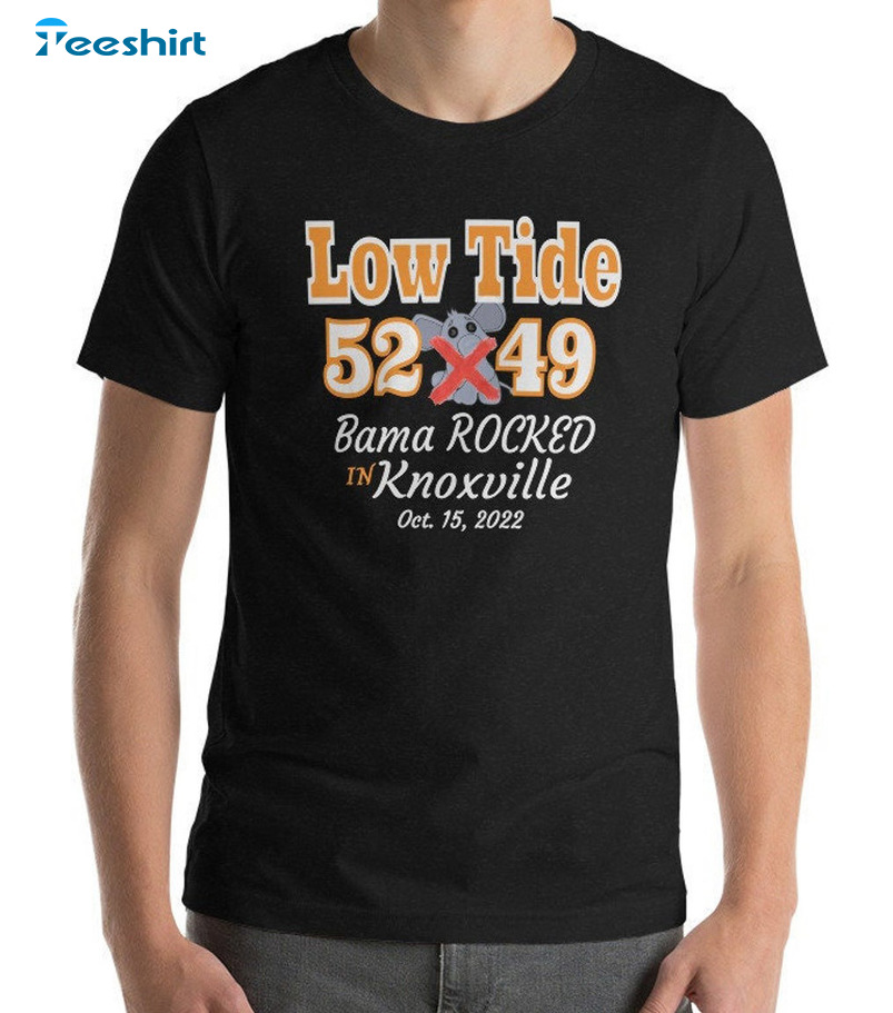 Low Tide In Knoxville Shirt - College Football Score Unisex Hoodie Tee Tops