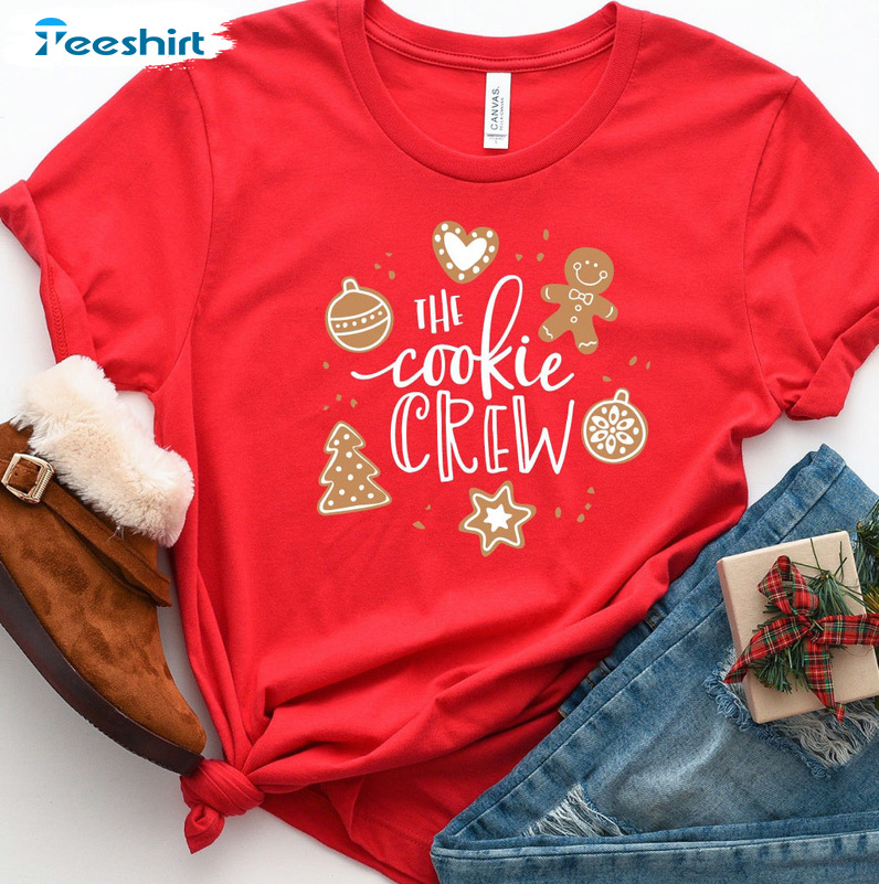 The Cookie Crew Shirt - Christmas Baking Team Short Sleeve Tee Tops