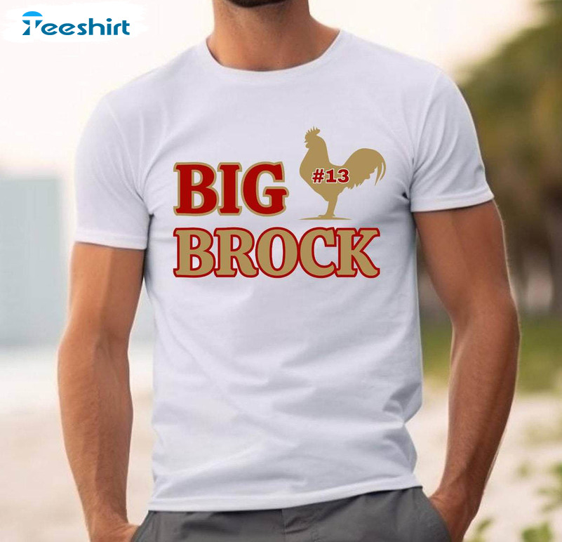 Retro Football Quarterback Brock Purdy Sweatshirt , Big Cock Brock Shirt Crewneck