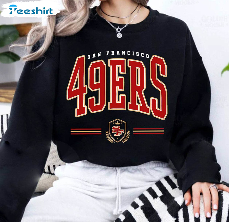 Trendy 49ers Unisex Hoodie, Creative San Francisco Football Sweatshirt Long Sleeve