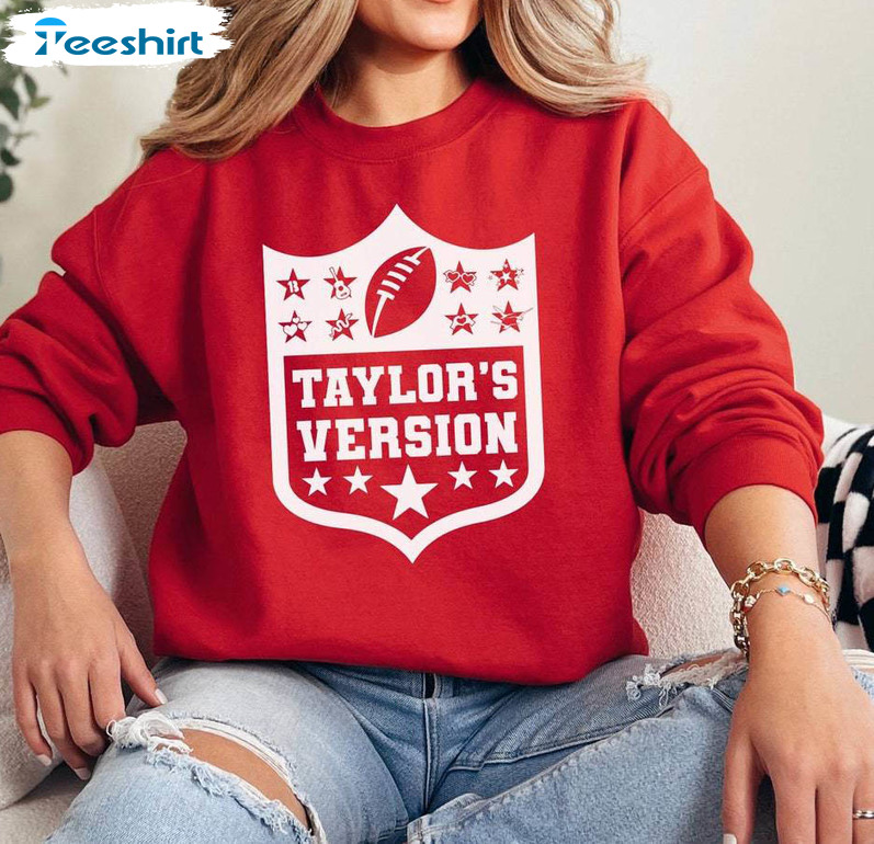 Limited Chiefs Taylor's Version Shirt, Taylor Swift Inspired Sweatshirt Tank Top Tee Tops