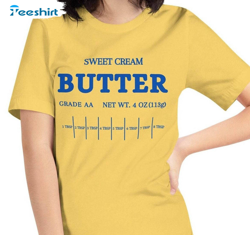 Groovy Sweet Cream Butter Unisex Hoodie, Comfort Salted Butter Shirt Long Sleeve