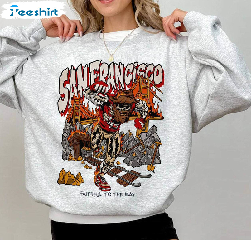 The Niners Short Sleeve , Limited San Francisco Football Sweatshirt Crewneck