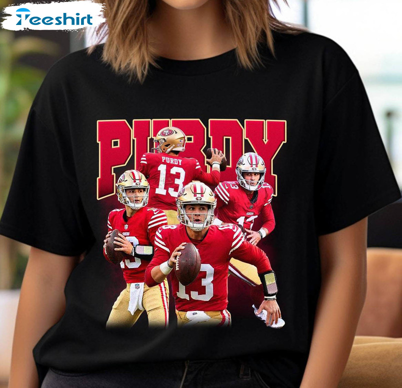 Unique San Francisco Game Day Hoodie, Must Have Brock Purdy Shirt Tank Top