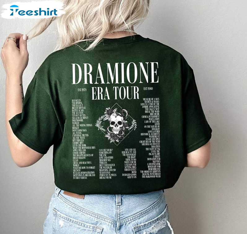 New Rare Dramione Fanfiction Shirt, Funny Vol1 Draco Crewneck Short Sleeve