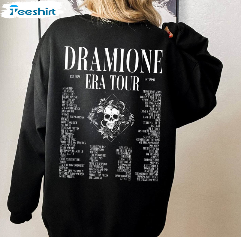 Limited Dramione Era Tour Unisex Hoodie, Retro Dramione Fanfiction Shirt Long Sleeve