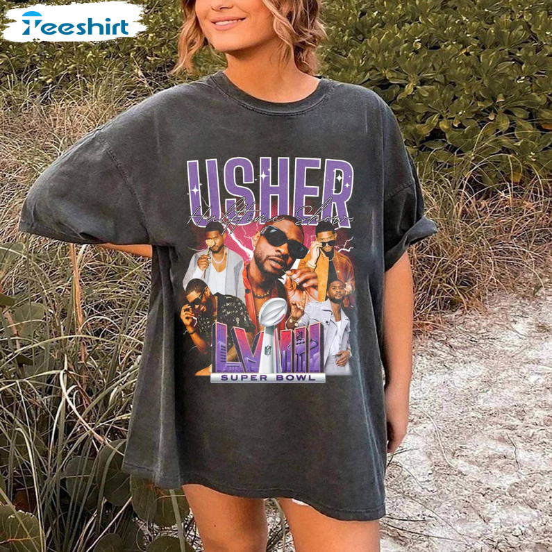 Usher Superbowl Inspirational Shirt, Awesome Hip Hop Crewneck Unisex Hoodie