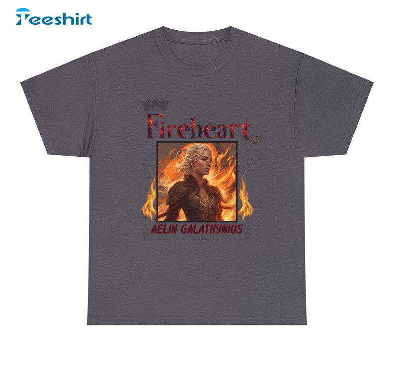 Fantastic Fireheart Shirt, Aelin Galaythinus Fireheart Terrasen Crewneck Unisex Hoodie