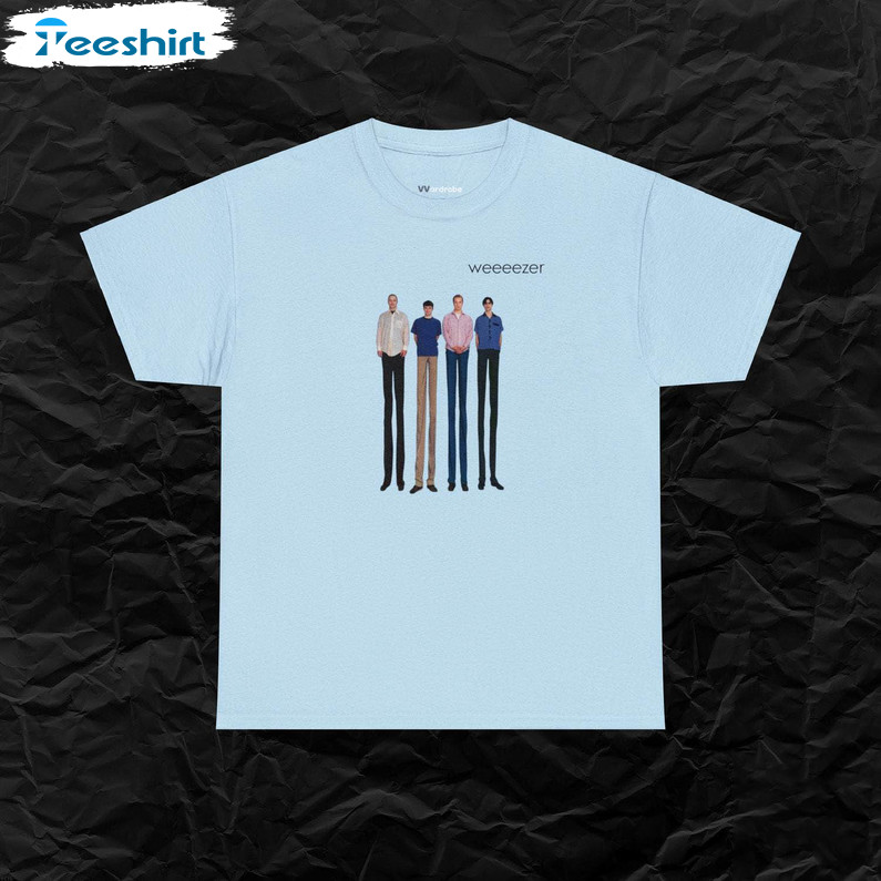 Creative Weezer T Shirt, Must Have Crewneck Tee Tops Gift For Fans