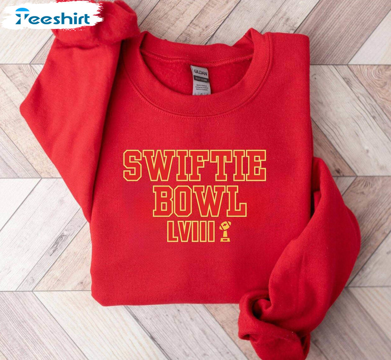 Swiftie Bowl Comfort Shirt, Trendy Halftime Super Bowl Sweater Long Sleeve