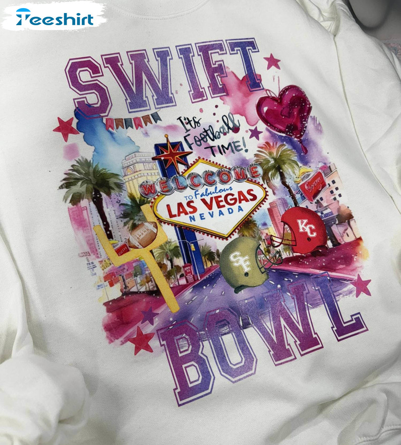 Awesome Swiftie Bowl Shirt, Trendy Las Vegas Short Sleeve Unisex T Shirt