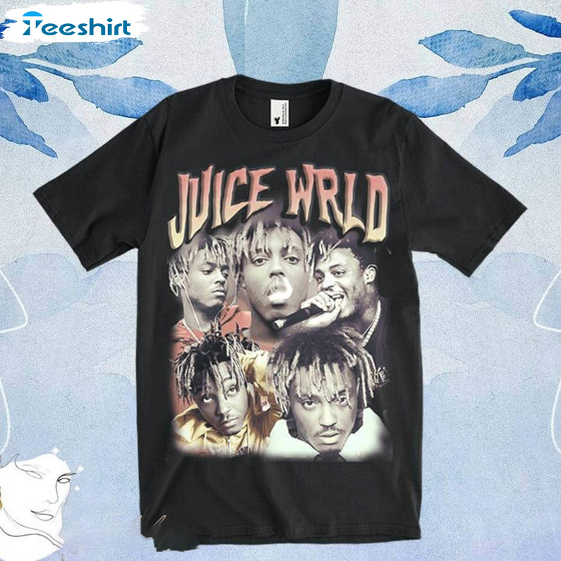 New Rare Juice WRLD Shirt, Must Have Legend Never Die Crewneck Unisex T Shirt