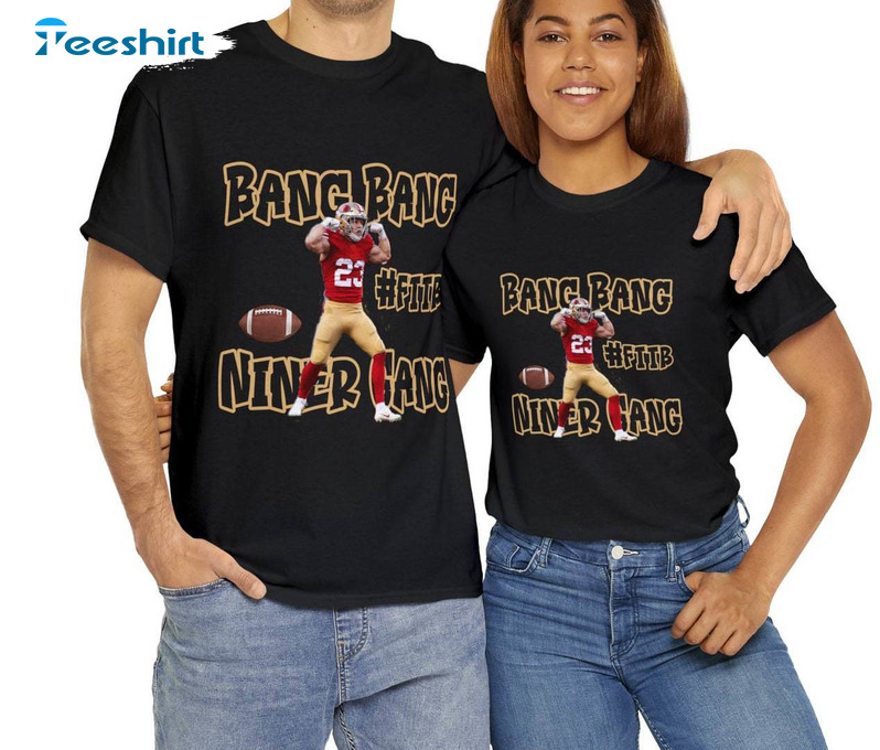 New Rare Superbowl Lviii Sweatshirt , Groovy Bang Bang Niner Gang Shirt Long Sleeve