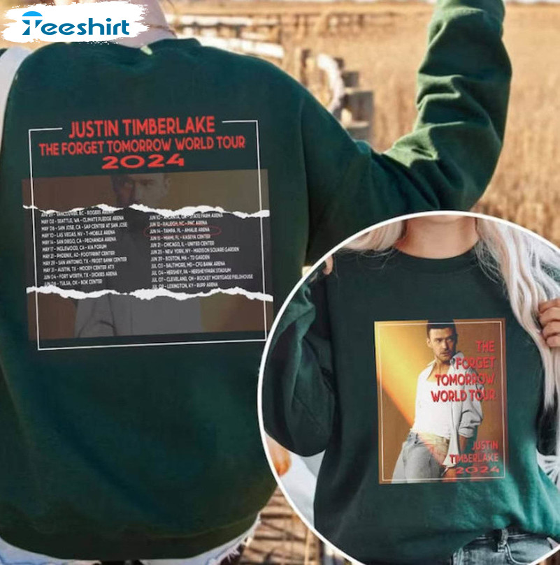 The Forget Tomorrow World Tour T Shirt, Trendy Justin Timberlake Selfish Shirt Tank Top