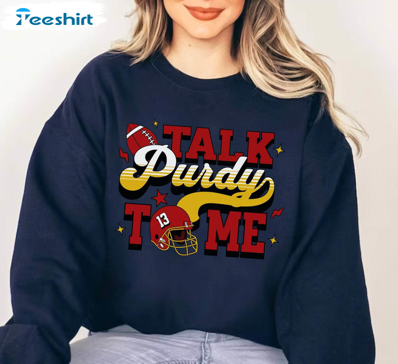 Trendy Talk Purdy To Me Sweatshirt, Groovy Game Day Long Sleeve Short Sleeve