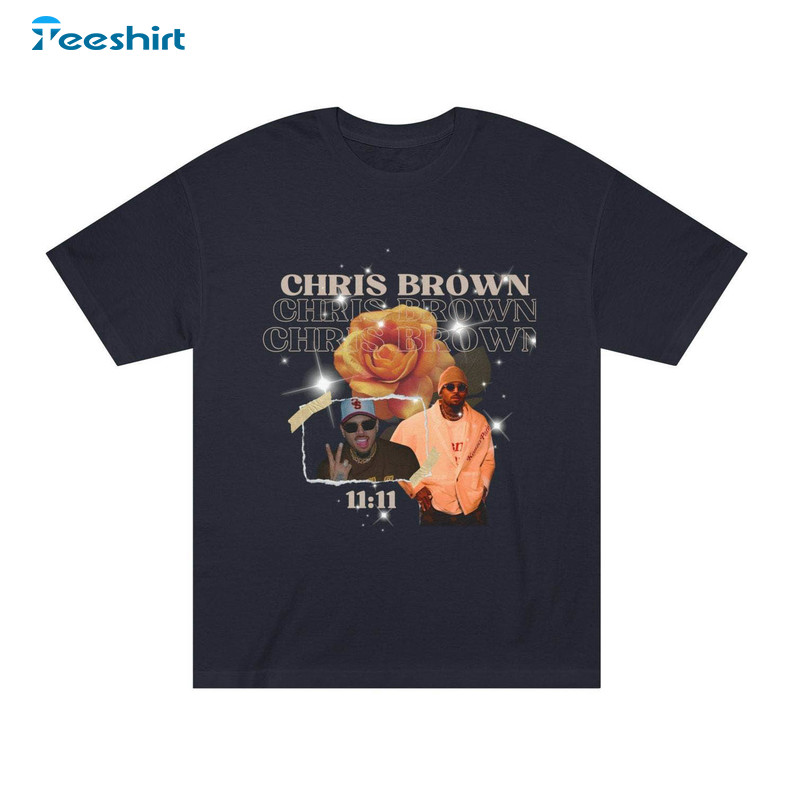 Modern Chris Brown Shirt, Comfort Unisex Hoodie Short Sleeve For Fan