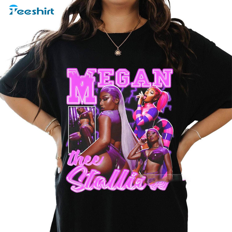 Vintage Megan Thee Stallion Shirt, HISS Album 90s Tee Tops Short Sleeve