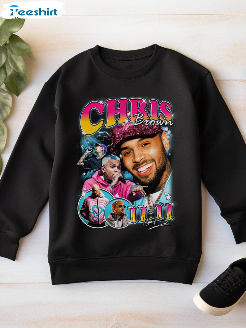 Chirs Brown 11 11 Album T Shirt, Groovy Chris Brown Shirt Crewneck