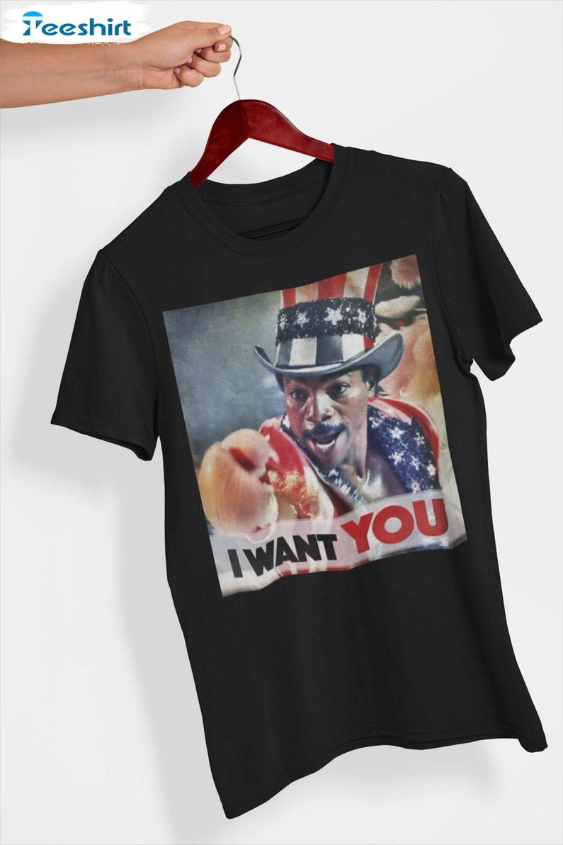 Carl Weathers Shirt, Apollo Creed Trendy Tee Tops T-shirt