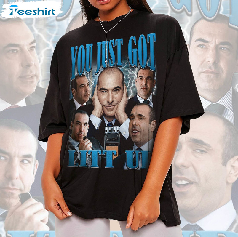 You Just Got Litt Up Vintage Shirt, Cool Design Pearson Specter Crewneck Hoodie