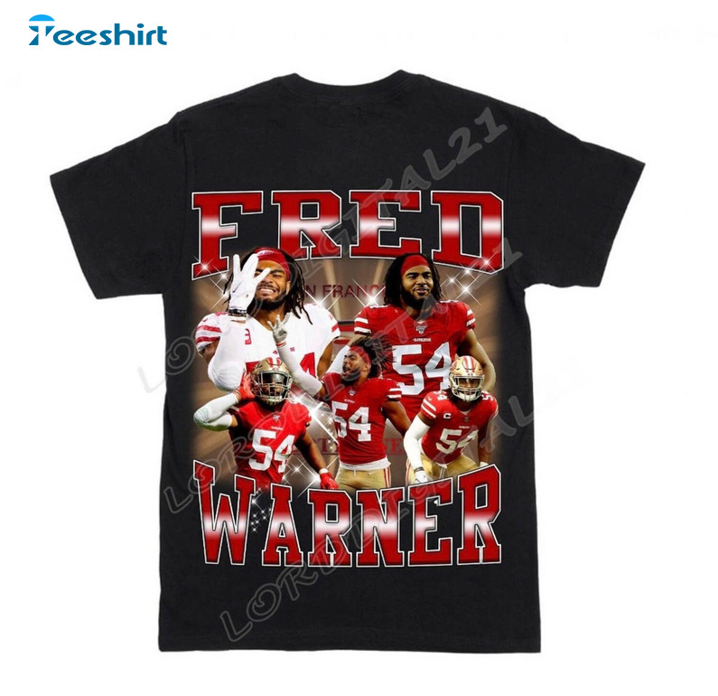 Must Have Fred Warner Shirt, Cool Design 49ers Crewneck Sweater