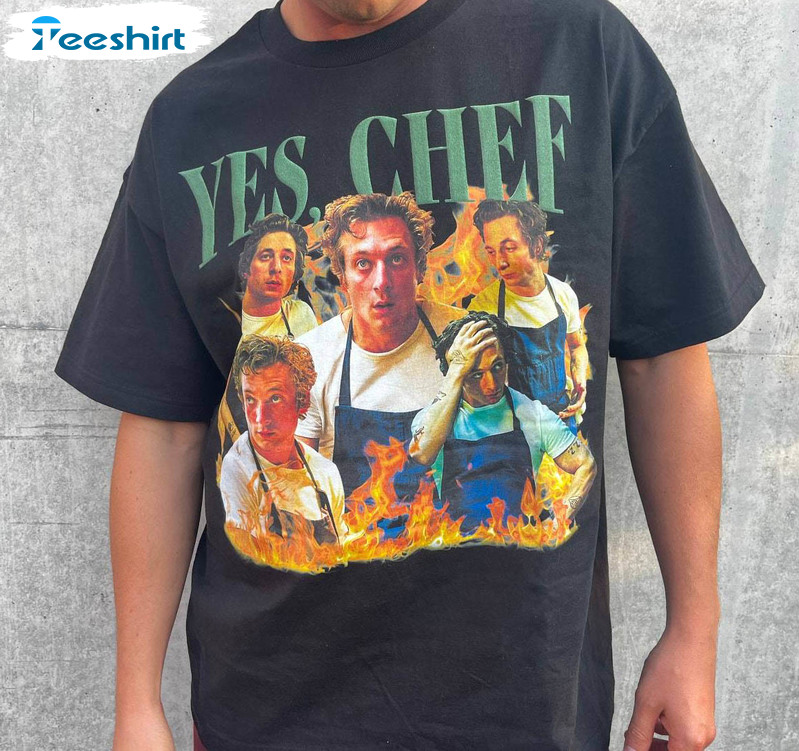 Must Have The Bear 100 Short Sleeve , New Rare Yes Chef Shirt Long Sleeve