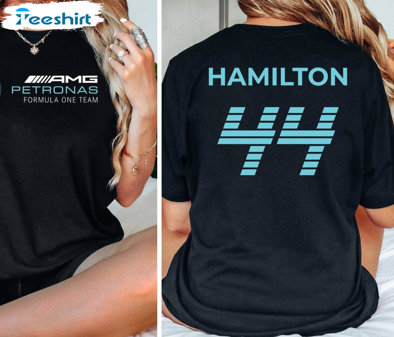 Groovy Petronas Formula One Team Sweatshirt , Lewis Hamilton 44 Shirt Short Sleeve