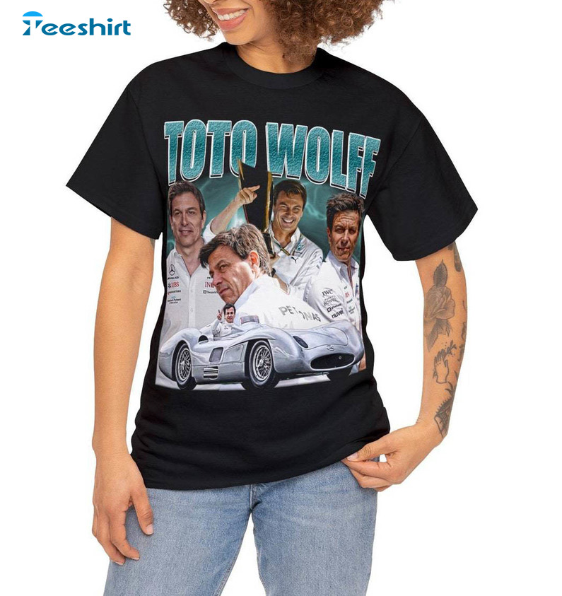 Vintage Toto Wolff Shirt, Unique Sweatshirt Long Sleeve Gift For Fans