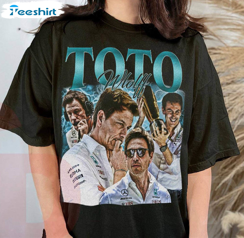 Comfort Toto Wolff Shirt, Unique Toto Wolff Poster Vintage 90s Tee Tops Unisex Hoodie