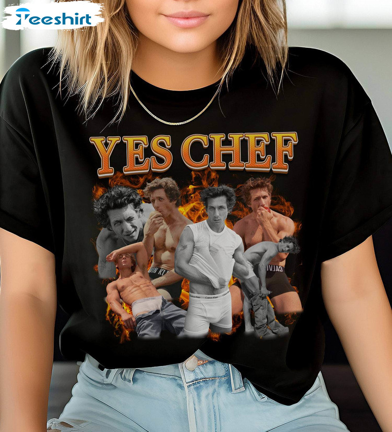 Cool Design Yes Chef Shirt, Awesome The Bear 90s Sweatshirt Crewneck