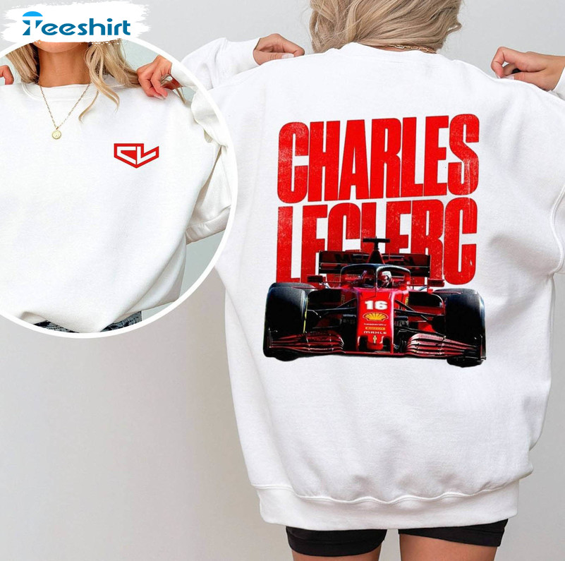 Charles Leclerc Inspired Shirt, Groovy Ferrari Charles Leclerc Unisex Hoodie Sweater