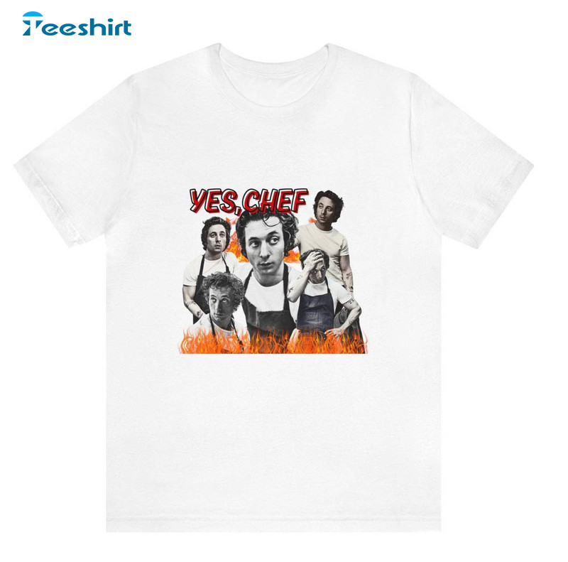 Creative Yes Chef Shirt, Jeremy Allen Funny Short Sleeve Tank Top