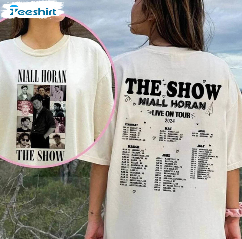 Horan The Show Niall Live On Tour 2024 Trendy Unisex T Shirt Crewneck Sweatshirt