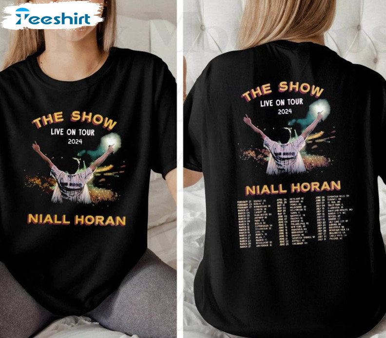 Live On Tour 2024 Niall Horan Shirt, Niall Horan Tracklist Long Sleeve Sweater