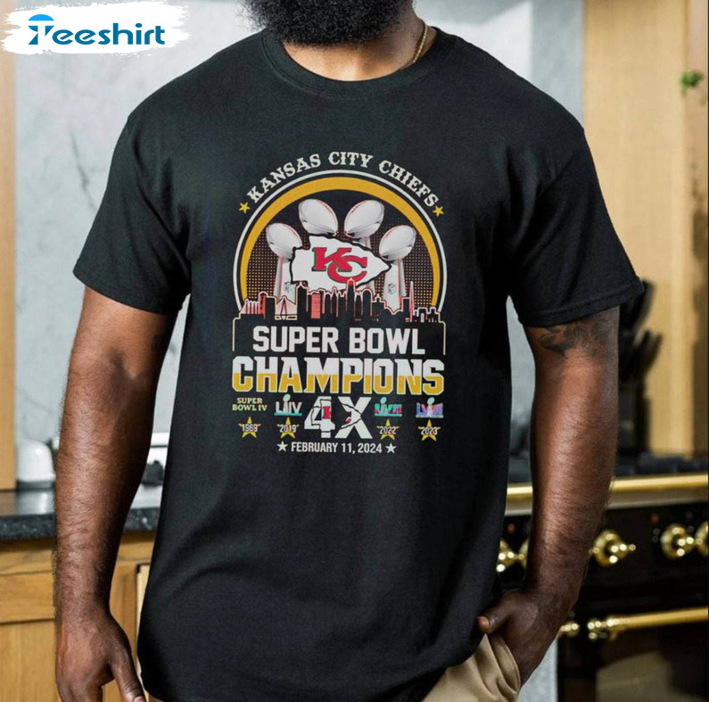 Kansas City Chiefs Shirt, Kansas City Champions Super Bowl Tee Tops T-shirt