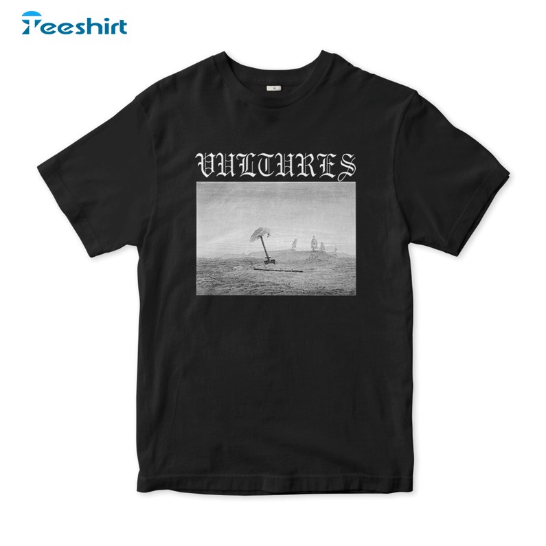 Vultures Kanye West And Ty Dolla Sign Shirt, Trendy Long Sleeve T-shirt