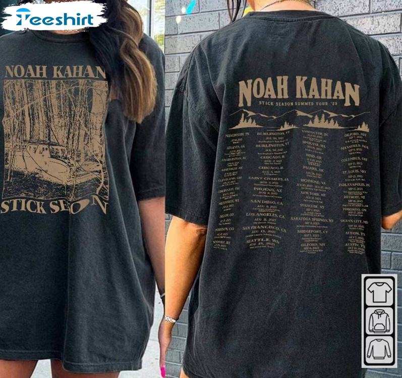 Comfort Noah Kahan Shirt, Vintage Stick Season Tour Long Sleeve Hoodie