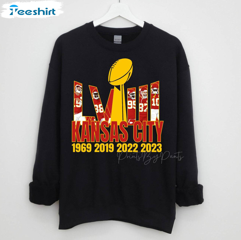 Kansas City Chiefs Shirt, Chiefs Players Championship Crewneck Sweatshirt Sweater