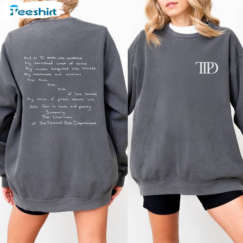 The Tortured Poets Department Sweatshirt, Swiftie Taylor Unisex Hoodie Sweater