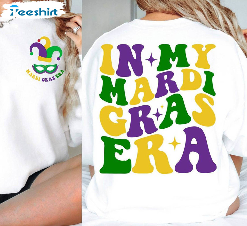 Comfort In My Mardi Gras Era Shirt, New Rare Louisiana Unisex T Shirt Crewneck