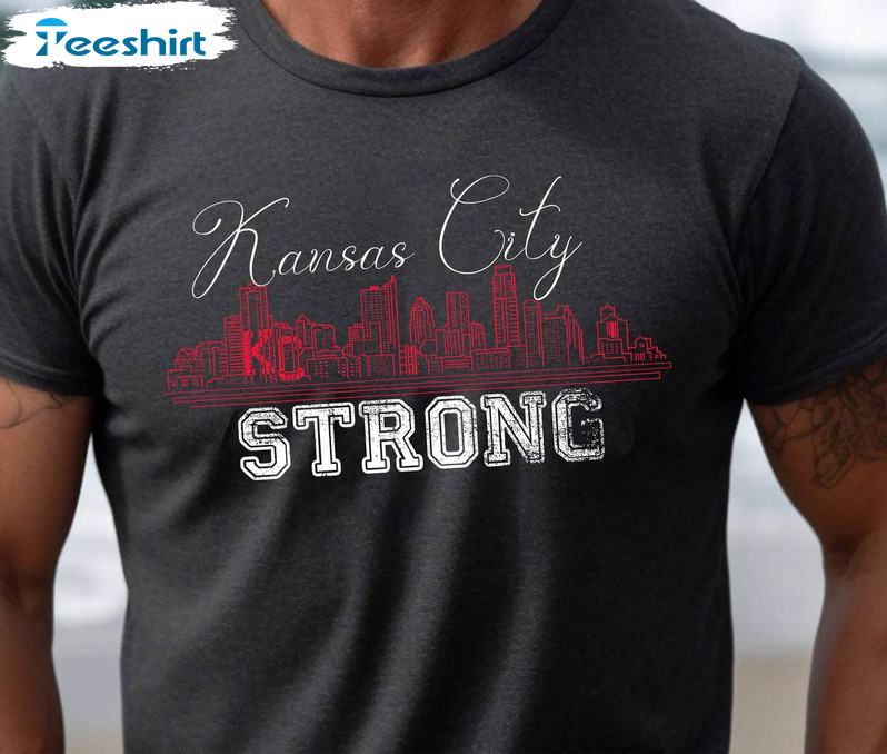 Awesome Kansas Strong Shirt, Creative Short Sleeve Long Sleeve Gift For Football Lovers