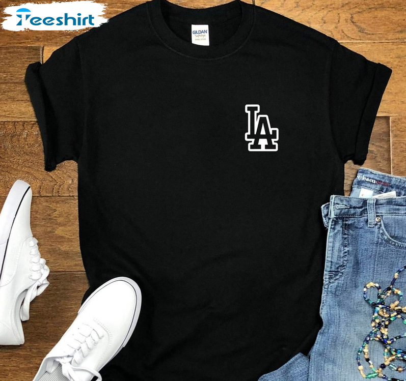 Los Angeles Shirt - Los Angeles Lakers Baseball Trending Crewneck Tee Tops